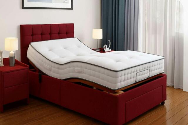 Rackhams 3ft Aqua Electric Adjustable Mobility Beds Dual with End drawer and Mattress - Armour Coniston - image 1