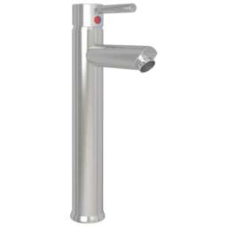Rackhams Bathroom Sink with Tap and Push Drain Frosted Tempered Glass - thumbnail 3