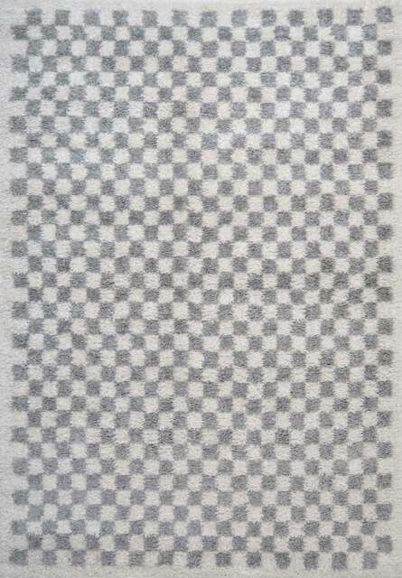 Rackhams Moodi Shaggy Grey Mulberry Rug - 200X290 cm - image 1