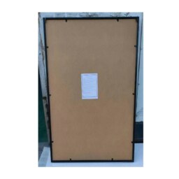Rackhams Epping Large Metal Industrial Window Mirror 120cm x 80cm - Black - thumbnail 6
