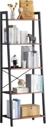Rackhams 5-Tier Ladder Shelf - Industrial Bookshelf and Plant Stand - thumbnail 5