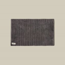 Rackhams Organic Cotton Bath Mat - Bath Mat - Dark Grey - thumbnail 1