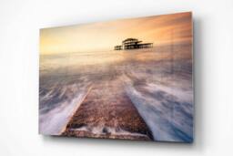 Rackhams West Pier Path - Framed Print 30 x 20 inch - thumbnail 3