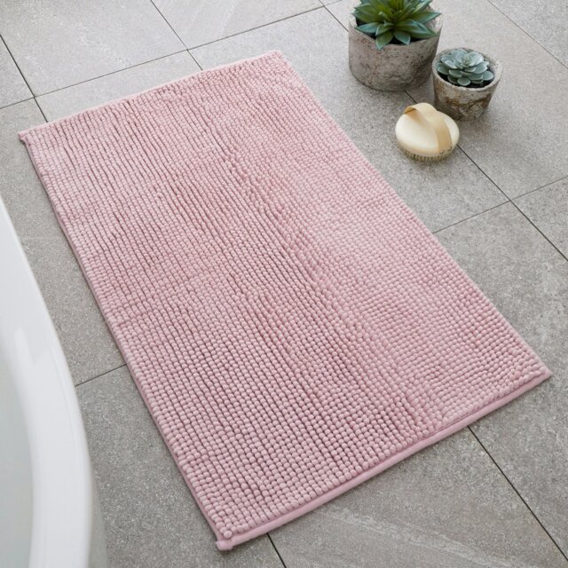 Rackhams Bobble Bath Mat - Pink - Bath Mat 50 x 80 cm - image 1
