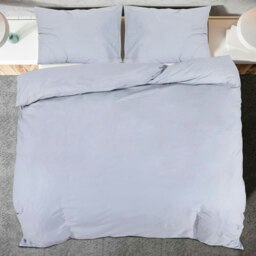 Rackhams Duvet Cover Set Grey 140x200 cm Light-weight Microfiber - thumbnail 5