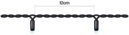 Rackhams String Lights Black Rubber IP65 5m/40 LED Cool White - thumbnail 3