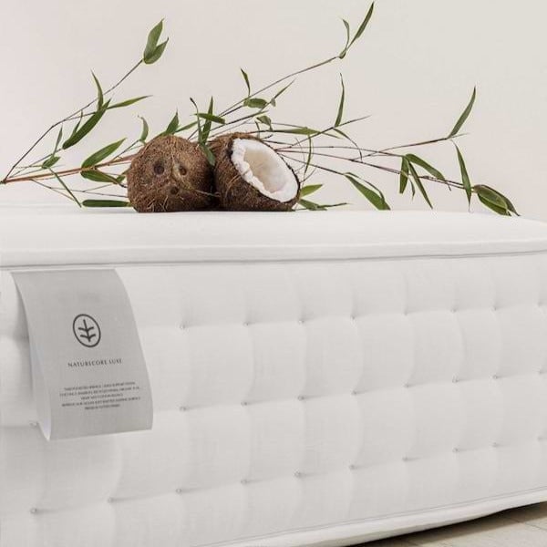 Rackhams 'CocoCore' Natural Bamboo Mattress - Handmade in UK (Coconut, Bamboo & Hemp) - Split / Super King - 7000 Pocket Springs