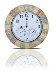 "Rackhams 13.4"" Sandstone Outdoor-In Wall Clock"