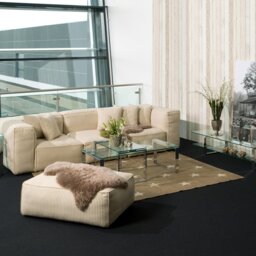 Rackhams Katrine Coffee Table Set with Glass Top - 1 - Silver - Silver - thumbnail 3
