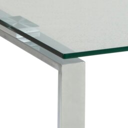 Rackhams Katrine Coffee Table Set with Glass Top - 1 - Silver - Silver - thumbnail 4