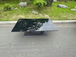 Rackhams Aluminum Adjustable Dining or Coffee Table - Dark Grey - thumbnail 5