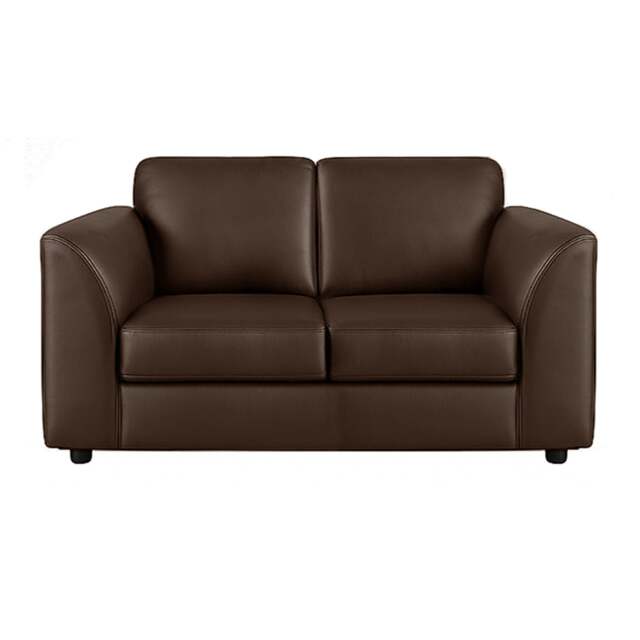 Rackhams Dalmore Leather 2 Seater Sofa - Brown - image 1