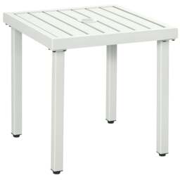 Rackhams Garden Side Table Coffee Table with Umbrella Hole for Patio Balcony - 1 - 51 x 51 x 51 cm - 51 - thumbnail 2