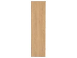 Rackhams Seville 2 Door 1 Drawer Double Wardrobe - Grey High Gloss and Light Oak - thumbnail 5