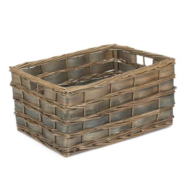 Rackhams Unlined Grey Scandi Storage Basket - Large - image 1