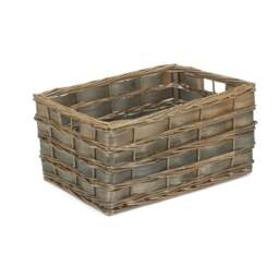 Rackhams Unlined Grey Scandi Storage Basket - Large - thumbnail 5