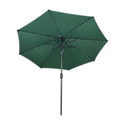 Rackhams LED Tilt Parasol 2.7m – Green