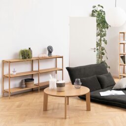 Rackhams Braidwood Bookcase with 4 Shelves in Oak - Natural - Wood - 1 - thumbnail 4