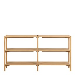 Rackhams Braidwood Bookcase with 4 Shelves in Oak - Natural - Wood - 1 - thumbnail 2