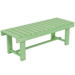 Rackhams 1.1M Outdoor Garden Bench Patio Loveseat Fir Wood 2 Person - Light Green - Fir Wood - 110 x 38 x 35 cm - thumbnail 1