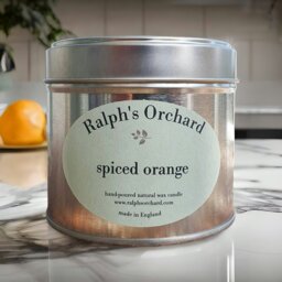 Rackhams Silver Tin Candles - Winter Clementine - thumbnail 6