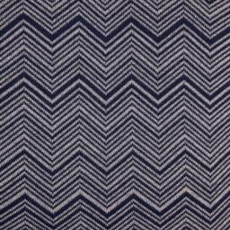 Rackhams ZigZag Dark Navy and Space Grey Cushion - thumbnail 2