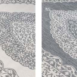 Rackhams Meekly Indoor & Outdoor Reversible Grey Rug - 200X290 cm - thumbnail 2