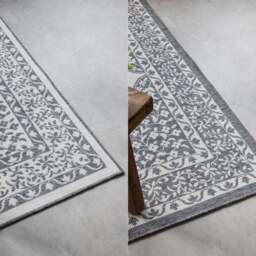 Rackhams Meekly Indoor & Outdoor Reversible Grey Rug - 200X290 cm - thumbnail 4