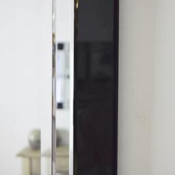 Rackhams Extra Large Black Venetian Glass Frame Wall Mirror - 120cm x 80cm - thumbnail 6