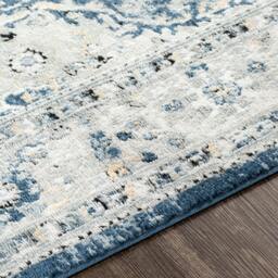 Rackhams Jolie-Vintage Blue Grey Beige Black Traditional Boho Rug - 120 x 170 cm - thumbnail 4