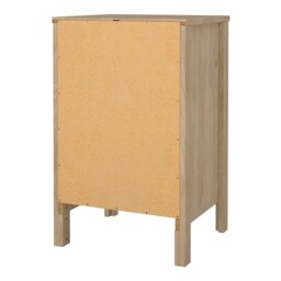 Rackhams Barcelona Bedside Table 3 Drawers in Jackson Hickory Oak - Brown - Manufactured wood - 1 - thumbnail 5
