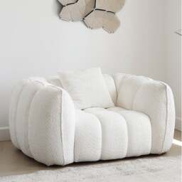 Rackhams Oxley Pumpkin Single Seater Sofa, Armchair, White - thumbnail 2
