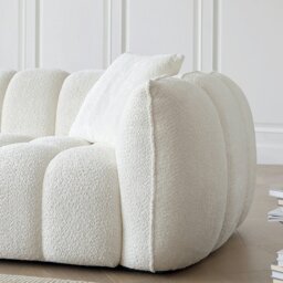Rackhams Oxley Pumpkin Single Seater Sofa, Armchair, White - thumbnail 5