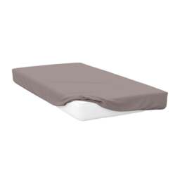 Rackhams 400 Thread Count Egyptian Cotton Extra Deep Fitted Sheet - Pewter - Pewter - Superking - 100% Egyptian Cotton - thumbnail 1