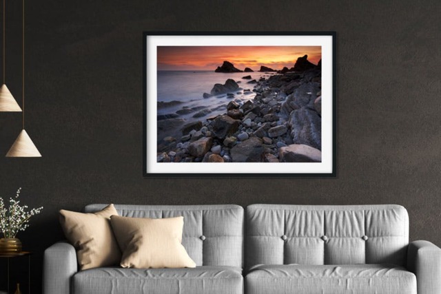 Rackhams Jurassic Sunset - Framed Print 30 x 20 inch - image 1
