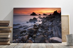 Rackhams Jurassic Sunset - Framed Print 30 x 20 inch - thumbnail 2