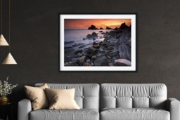 Rackhams Jurassic Sunset - Framed Print 30 x 20 inch