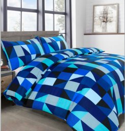 Rackhams Jazz Printed Cotton Blend Duvet Cover and Pillowcase Set - Yellow - King - thumbnail 6