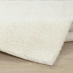 Rackhams Moda Shag-Solid Color Cream Plush Soft Pile Rug - 120 x 180 cm - thumbnail 4