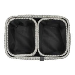 Rackhams Kenzi Rectangular Fabric Storage Baskets for Home Organisation, Set of 3 - thumbnail 3