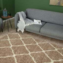 Rackhams Moroccan Beige Shaggy Rug - 720 - 80X150 cm - thumbnail 6