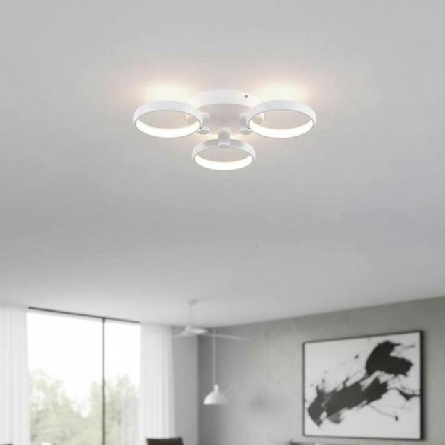 Rackhams 18 Watt Ring Design White LED Flush Ceiling Light - image 1