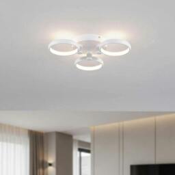 Rackhams 18 Watt Ring Design White LED Flush Ceiling Light - thumbnail 3