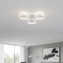 Rackhams 18 Watt Ring Design White LED Flush Ceiling Light - thumbnail 1
