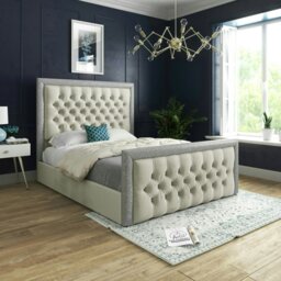 Rackhams Cheltenham Bed - Single - 3ft - Cream - thumbnail 1