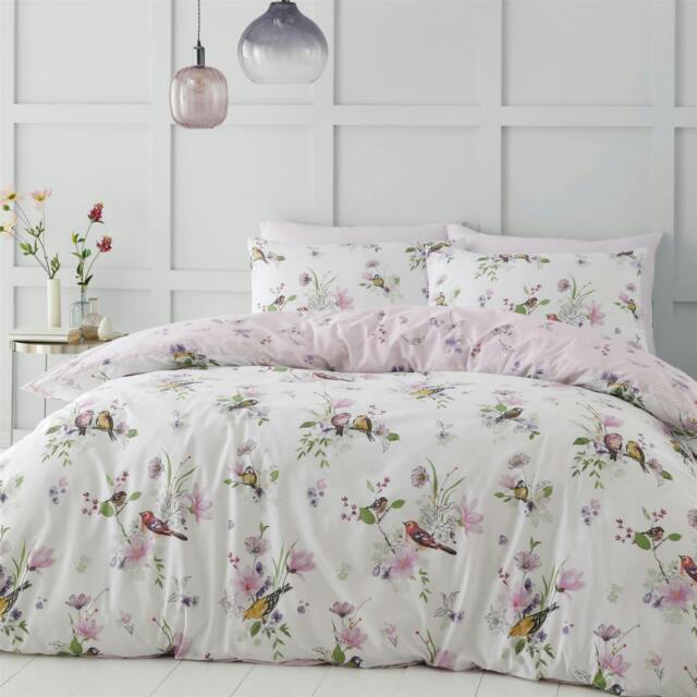 Rackhams Songbird Pink Duvet Cover Set - King - image 1