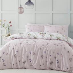 Rackhams Songbird Pink Duvet Cover Set - King - thumbnail 3
