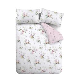 Rackhams Songbird Pink Duvet Cover Set - King - thumbnail 5