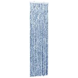 Rackhams Insect Curtain Blue and White 90x200 cm Chenille - thumbnail 3