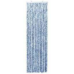 Rackhams Insect Curtain Blue and White 90x200 cm Chenille - thumbnail 2
